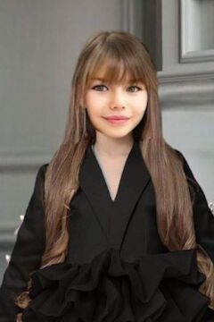 Kız Çocuk V Yaka Kesim Kolları Kurdele Detaylı Kat Kat Kumaş Kabarık Siyah Abiye