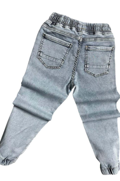 Erkek Çocuk Beli Lastikli İp Detaylı Jogger Kot Pantolon