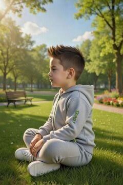 Erkek Bebek Avacado Yazı ve Arkasında Avakado İşlemeli Fermuarlı Gri Tulum