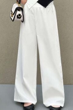 Kız Çocuk Asimetrik Kesim Çift Renk Yelek Palazzo Pantolon Alt Üst Takım