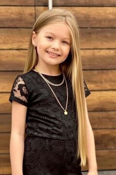 Kız Çocuk Boydan Üzeri Dantel İşlemeli Şeffaf Tül İçi Astarlı Siyah Tulum