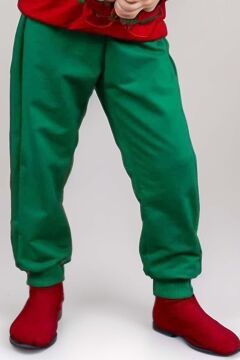 Kız Erkek Merry Christmas ve Geyik Baskılı Yeni Yıl Kırmızı Eşofman Takım