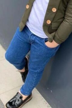 Erkek Çocuk Omzu ve Ceket Yakası Düğme Detaylı Cepli Blazer Ceketli Haki Alt Üst Takım